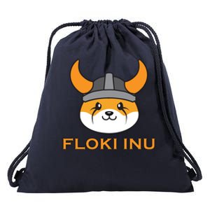 Floki Inu Crypto Currency Vikings Crypto Meme Drawstring Bag