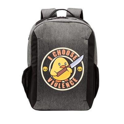 Funny I Choose Violence Baby Chick With Knife Vector Backpack