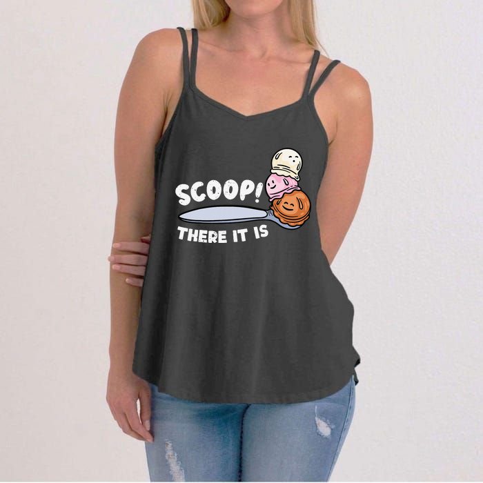 Funny Ice Cream Ice Cream Lover Gift Ice Cream Women's Strappy Tank