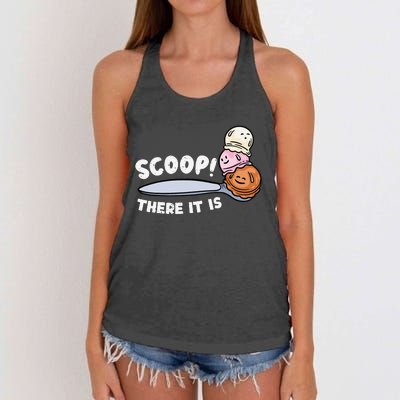 Funny Ice Cream Ice Cream Lover Gift Ice Cream Women's Knotted Racerback Tank