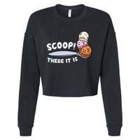 Funny Ice Cream Ice Cream Lover Gift Ice Cream Cropped Pullover Crew