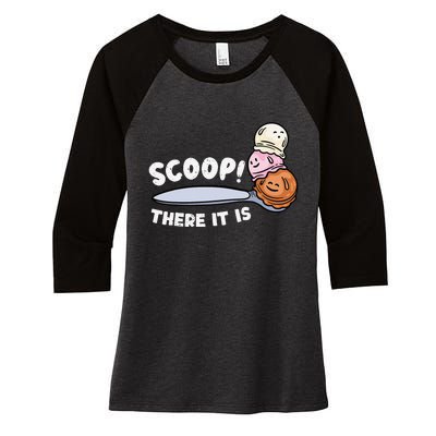 Funny Ice Cream Ice Cream Lover Gift Ice Cream Women's Tri-Blend 3/4-Sleeve Raglan Shirt