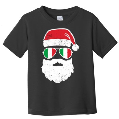 Funny Italian Christmas Pajama Funny Italian Matching Family Toddler T-Shirt