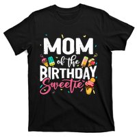 Funny Ice Cream Theme Party Mom Of The Birthday Sweetie T-Shirt