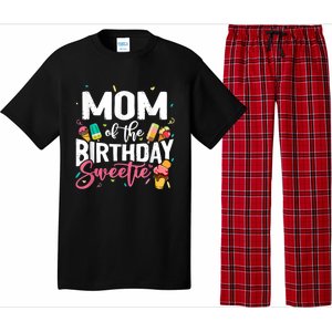 Funny Ice Cream Theme Party Mom Of The Birthday Sweetie Pajama Set