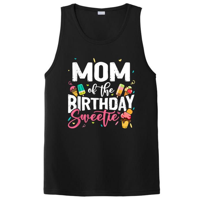 Funny Ice Cream Theme Party Mom Of The Birthday Sweetie PosiCharge Competitor Tank