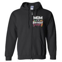 Funny Ice Cream Theme Party Mom Of The Birthday Sweetie Full Zip Hoodie