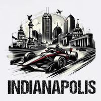 Formula Indianapolis City Indiana Circuit Racetrack Fast Kids T-Shirt