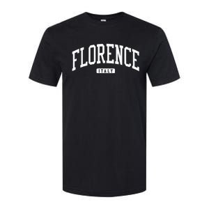 Florence Italy College University Style Softstyle CVC T-Shirt