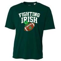 Fighting Irish Clover Football Classic Vintage Cooling Performance Crew T-Shirt