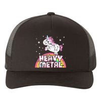 Funny Ironic Cool Unicorn Heavy Metal Music Festival Yupoong Adult 5-Panel Trucker Hat