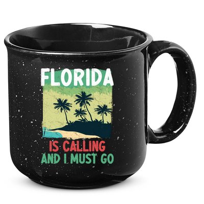 Florida Is Calling And I Must Go 15oz Campfire Ceramic Mug