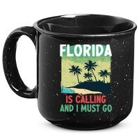 Florida Is Calling And I Must Go 15oz Campfire Ceramic Mug