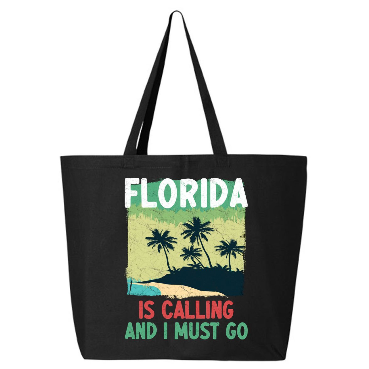 Florida Is Calling And I Must Go 25L Jumbo Tote