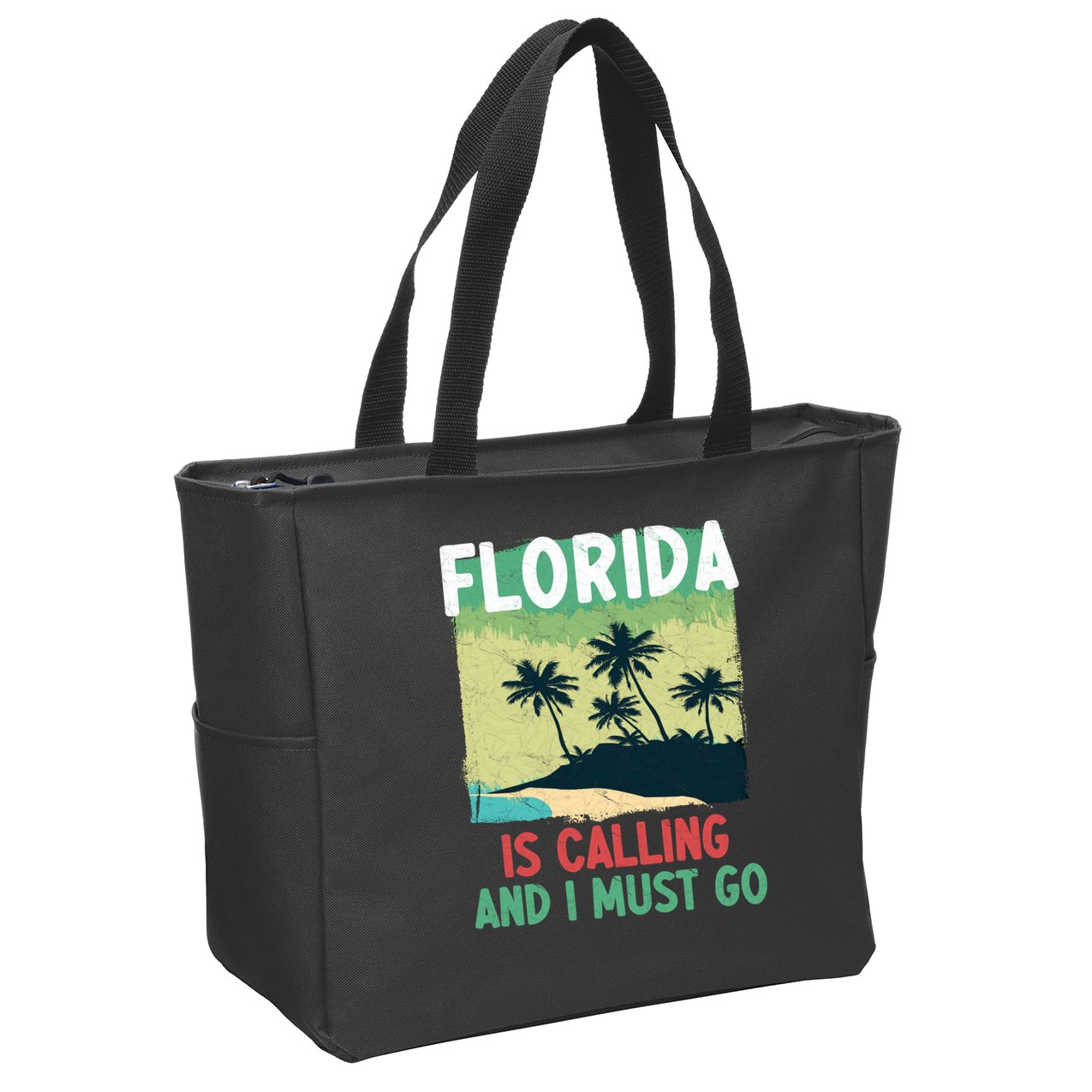 Florida Is Calling And I Must Go Zip Tote Bag