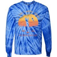 Fisher I Can't Work Today My Arm In A Cast Funny Fishing Meaningful Gift Tie-Dye Long Sleeve Shirt