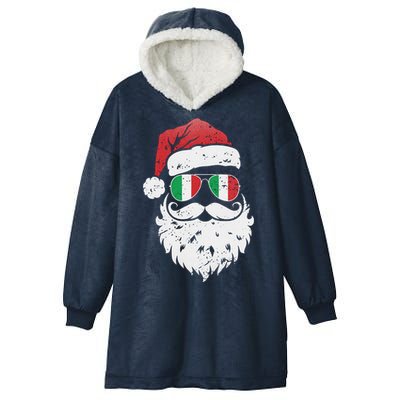 Funny Italian Christmas Pajama Funny Italian Matching Family Hooded Wearable Blanket