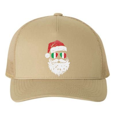 Funny Italian Christmas Pajama Funny Italian Matching Family Yupoong Adult 5-Panel Trucker Hat