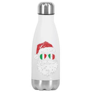 Funny Italian Christmas Pajama Funny Italian Matching Family Stainless Steel Insulated Water Bottle