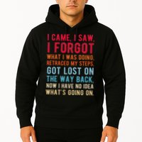 Funny I Came I Saw I Forgot What I Was Doing Got Lost Hoodie