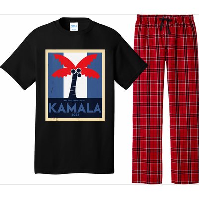 Funny IM Coconuts For Kamala Meme 2024 President Election Pajama Set