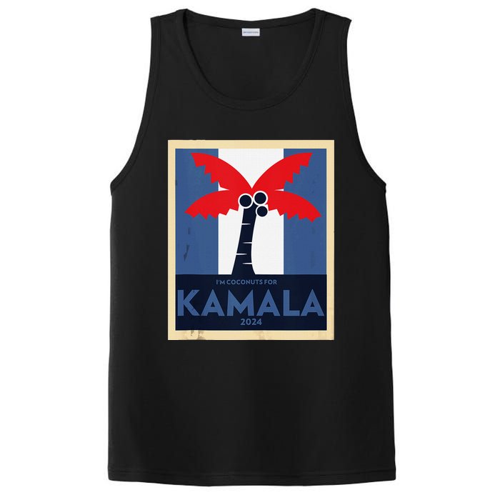 Funny IM Coconuts For Kamala Meme 2024 President Election PosiCharge Competitor Tank