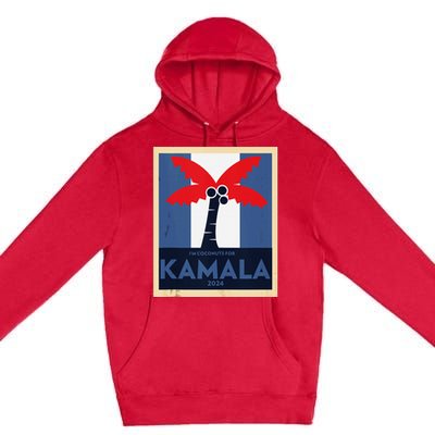 Funny IM Coconuts For Kamala Meme 2024 President Election Premium Pullover Hoodie