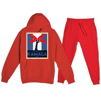 Funny IM Coconuts For Kamala Meme 2024 President Election Premium Hooded Sweatsuit Set