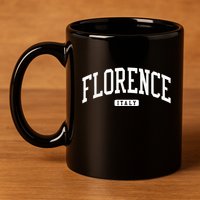 Florence Italy College University Style 11oz C Handle Ceramic Mug
