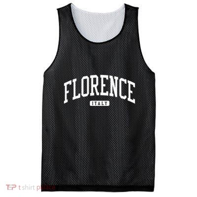 Florence Italy College University Style Mesh Reversible Basketball Jersey Tank