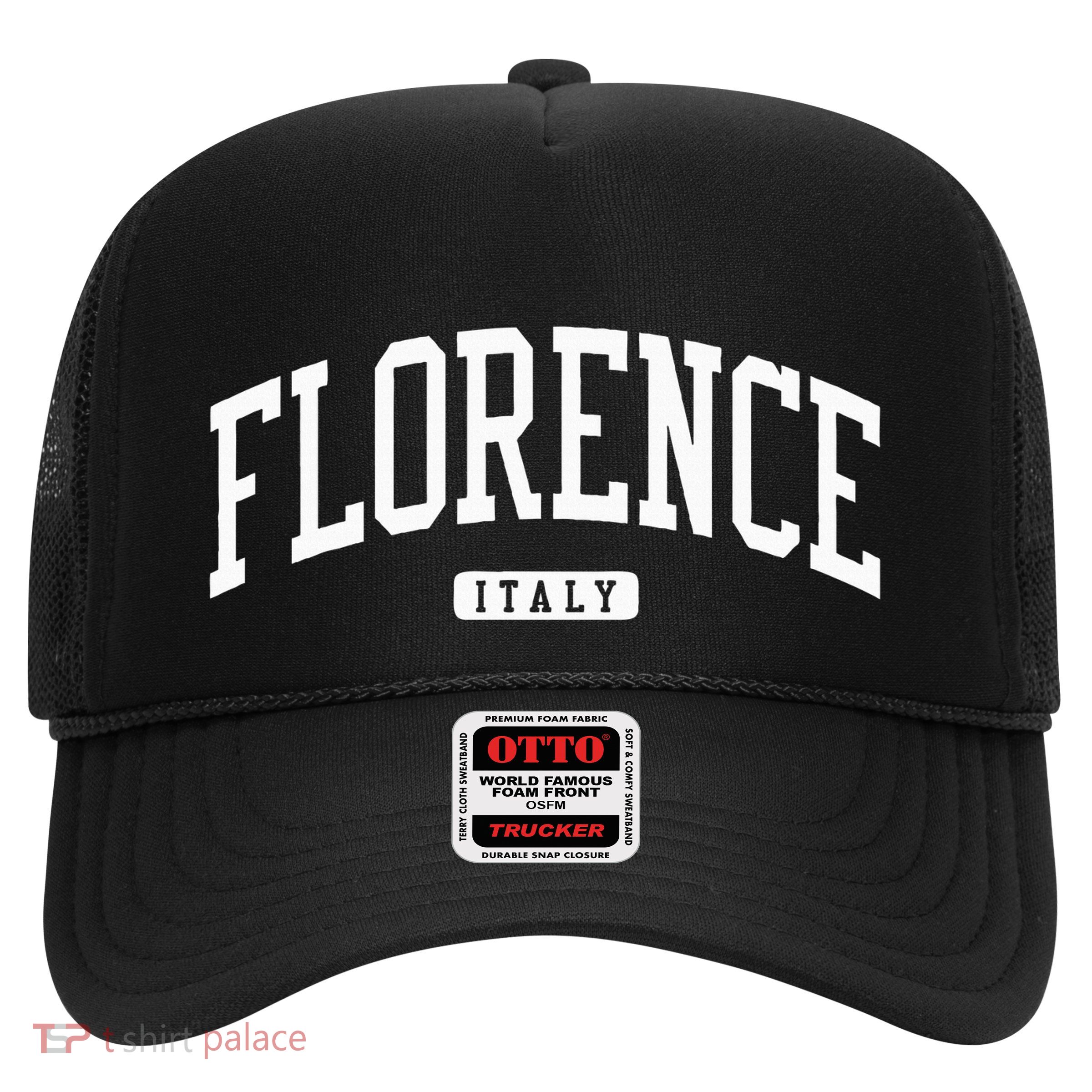 Florence Italy College University Style Trucker Hat