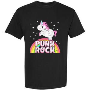 Funny Ironic Cool Unicorn Punk Rock Rap Music Festival Garment-Dyed Heavyweight T-Shirt