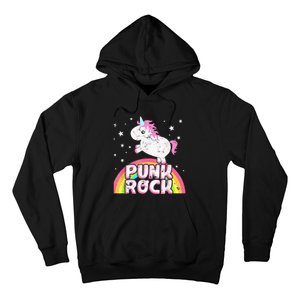 Funny Ironic Cool Unicorn Punk Rock Rap Music Festival Hoodie