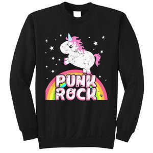 Funny Ironic Cool Unicorn Punk Rock Rap Music Festival Sweatshirt