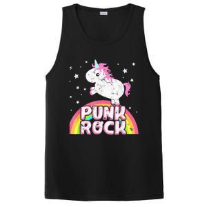 Funny Ironic Cool Unicorn Punk Rock Rap Music Festival PosiCharge Competitor Tank