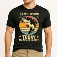 Fisherman, I can't work today my arm is in a cast, Funny Performance Shirt