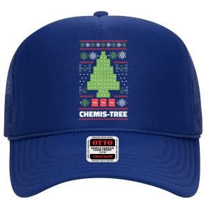 Funny Inappropriate Christmas And Happy New Year High Crown Mesh Back Trucker Hat