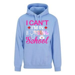 Funny I Can't I'm In Nursing School Nurse Student Gift Ideas Meaningful Gift Unisex Surf Hoodie