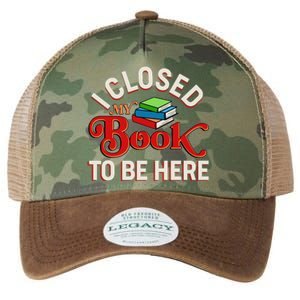 Funny I Closed My Book To Be Here Reading Fan Legacy Tie Dye Trucker Hat