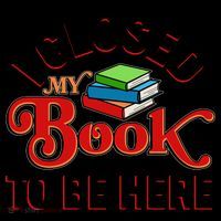 Funny I Closed My Book To Be Here Reading Fan Mug