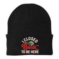 Funny I Closed My Book To Be Here Reading Fan Beanie