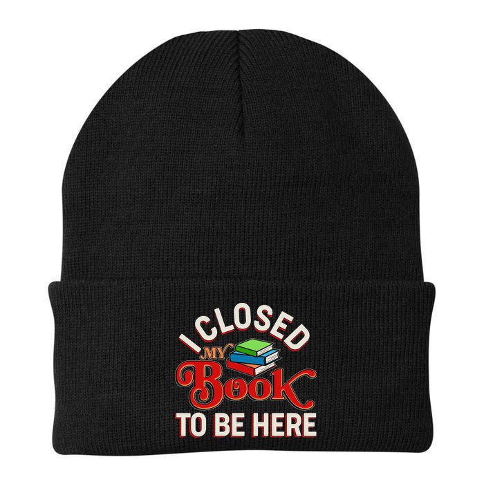 Funny I Closed My Book To Be Here Reading Fan Beanie