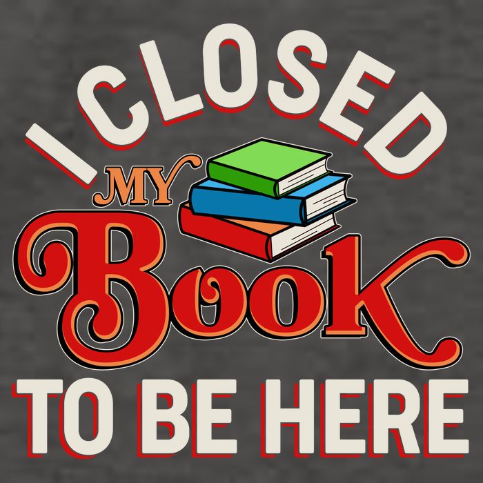 Funny I Closed My Book To Be Here Reading Fan Vector Backpack