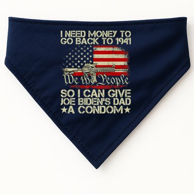 Funny I Can Give Joe BidenS Dad A Condom USA-Made Doggie Bandana