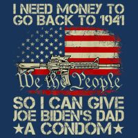 Funny I Can Give Joe BidenS Dad A Condom Drawstring Bag