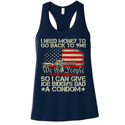 Funny I Can Give Joe BidenS Dad A Condom Womens Tank Top