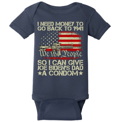 Funny I Can Give Joe BidenS Dad A Condom Baby Bodysuit