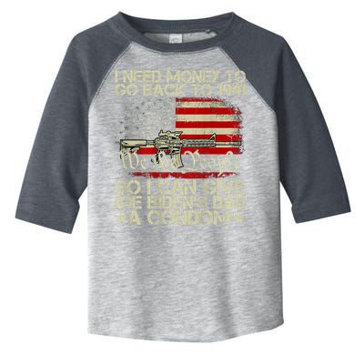 Funny I Can Give Joe BidenS Dad A Condom Toddler Fine Jersey T-Shirt