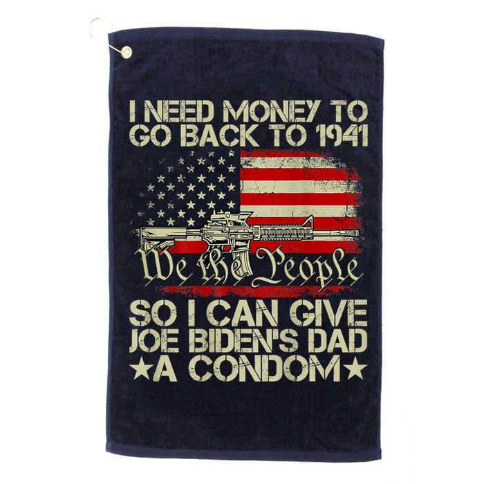 Funny I Can Give Joe BidenS Dad A Condom Golf Towel