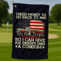 Funny I Can Give Joe BidenS Dad A Condom Golf Towel